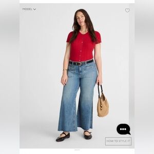 The Emmett Wide-Leg Full Length Jean: Patch Pocket Edition